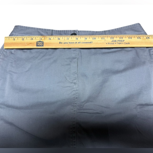 🥰L.L. Bean favorite straight fit women’s size 8 regular blue multi pocket skirt - Picture 4 of 6